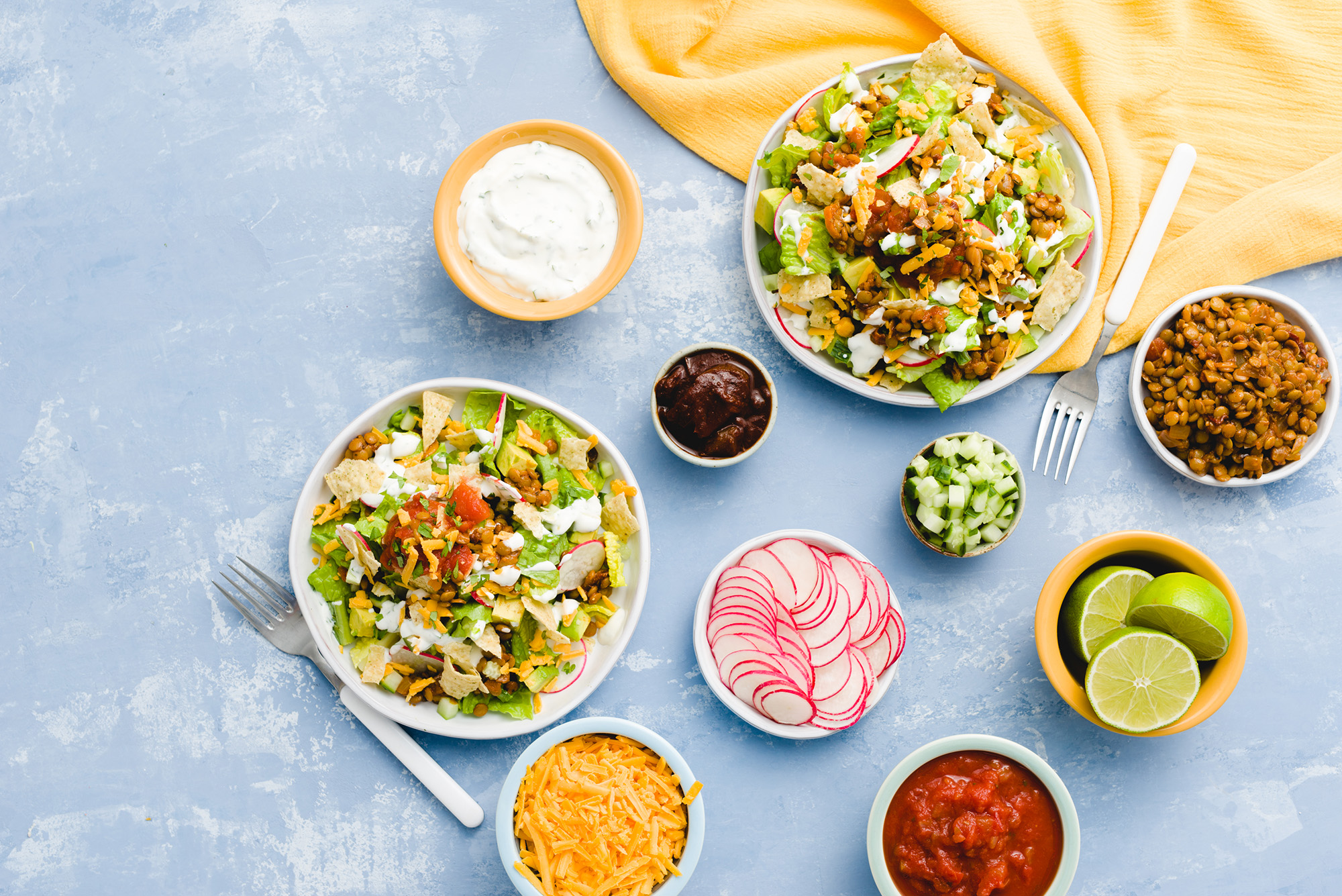 Spiced Lentil Taco Salad – Lentils.org