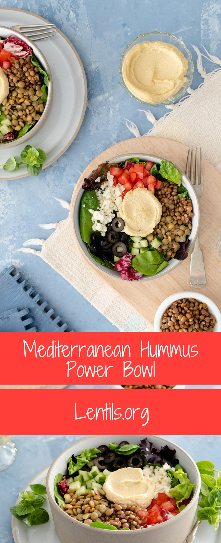 Mediterranean Hummus Power Bowl