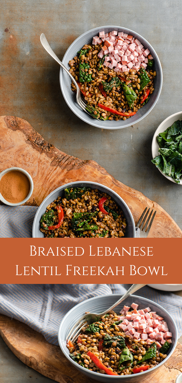 Braised Lebanese Lentil Freekeh Bowl – Lentils.org