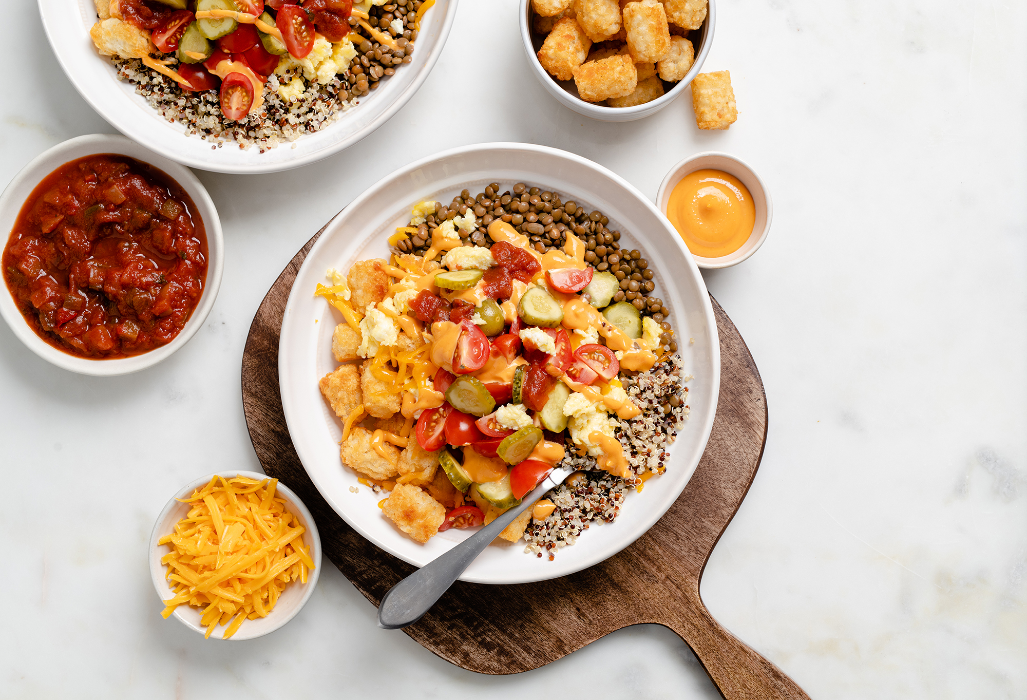 Lentil Breakfast Bowl