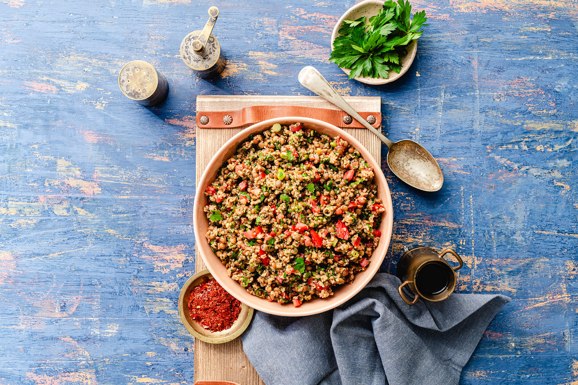 Lentil Kisir Salatasi (Turkish Bulgur & Lentil Salad) – Lentils.org